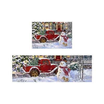 Tapete Navideño Decorativo para Puerta - Bienvenida Festiva - Image 3