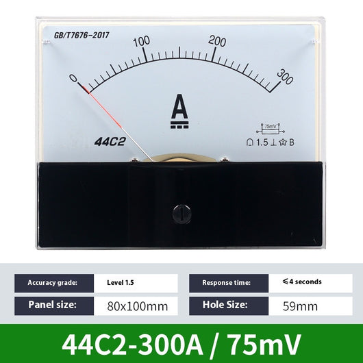 Amperímetro DC Analógico 44C2 - Medidor de Corriente de Precisión - Image 31