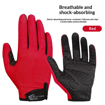 Guantes Ciclismo Verano Táctiles Dedo Completo para Moto y Bicicleta - Image 6