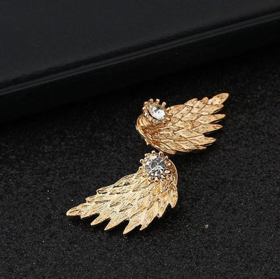 Aretes de Alas de Ángel con Diamantes - Image 14