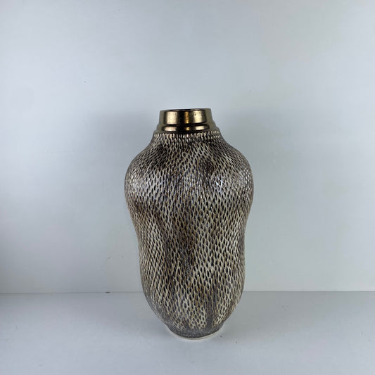 Jarrón Cerámico Wabi Sabi Vintage para el Hogar