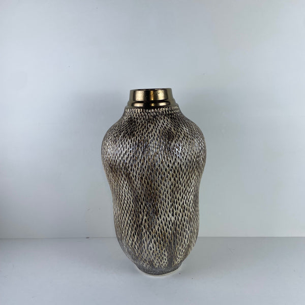 Jarrón Cerámico Wabi Sabi Vintage para el Hogar