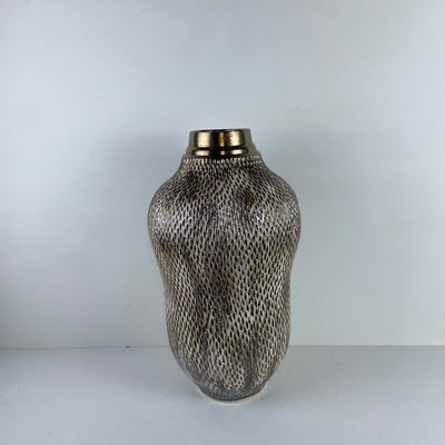 Jarrón Cerámico Wabi Sabi Vintage para el Hogar
