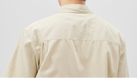 Camisa de Trabajo Retro Manga Corta para Hombre - Image 17