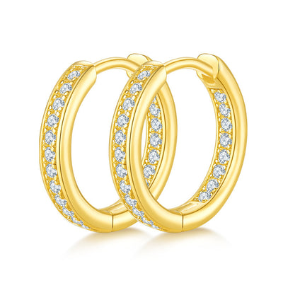 Aretes de Moissanita en Plata de Ley con Diamantes de Alta Calidad - Image 12