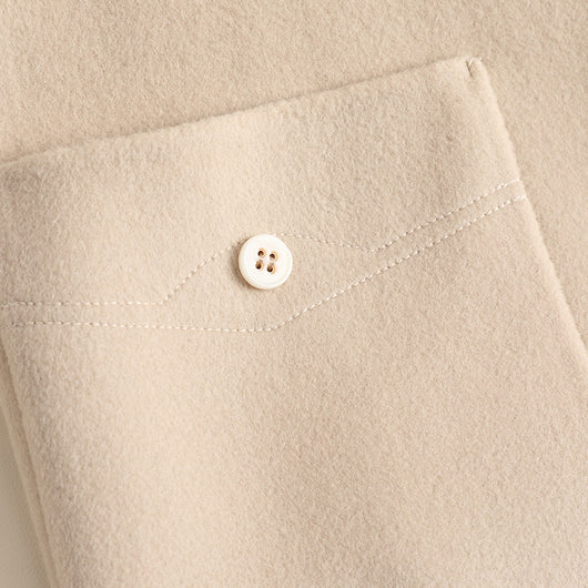 Abrigo de Lana Clásico Estilo Chino para Mujer - Image 4