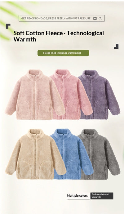 Abrigo Acolchado Forrado en Polar para Padres e Hijos - Image 25