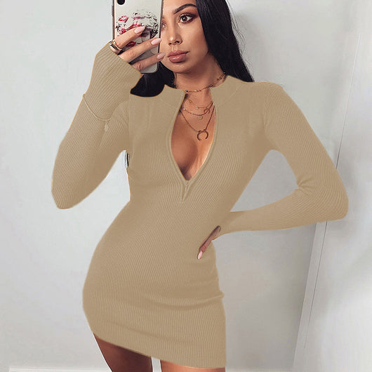 Vestido Urbano para Mujer con Detalles de Cierre y Bolsillos - Image 5