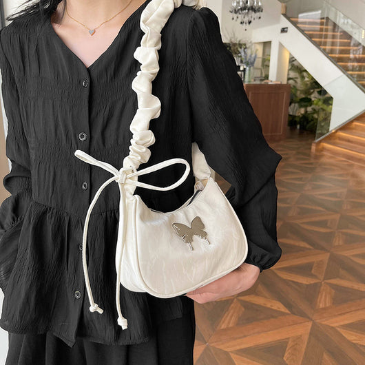 Bolsa Crossbody Casual con Cordón y Moño - Image 3