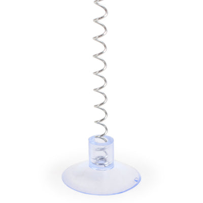 Colorful plush mouse cat toys with feathers, bells, and suction cup springs, designed for interactive play. - Image 9