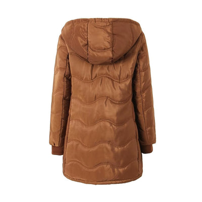 Sudadera con Capucha Estampado Geométrico Onda - Algodón Térmico Forrado - Image 12