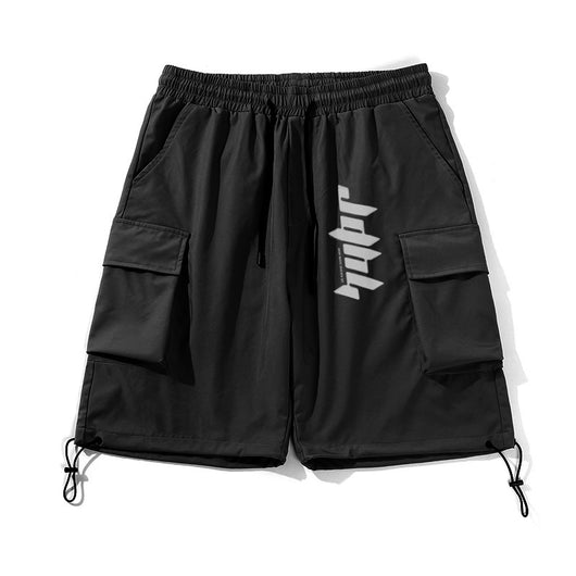 Pantalones Cortos de Trabajo Hombre con Estampado Colorido Ajuste Relajado - Image 8
