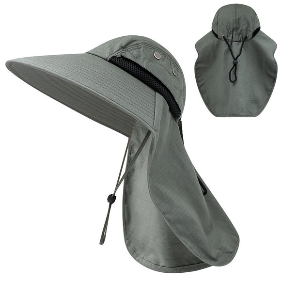 Sombrero de Protección Solar con Solapa para Cuello UV50 - Pesca y Viaje