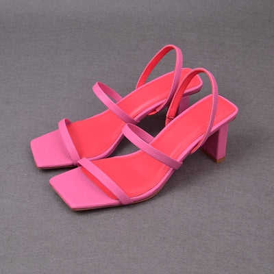 Sandalias de Tacón Cuadrado en Cuero con Diseño Minimalista - Image 22