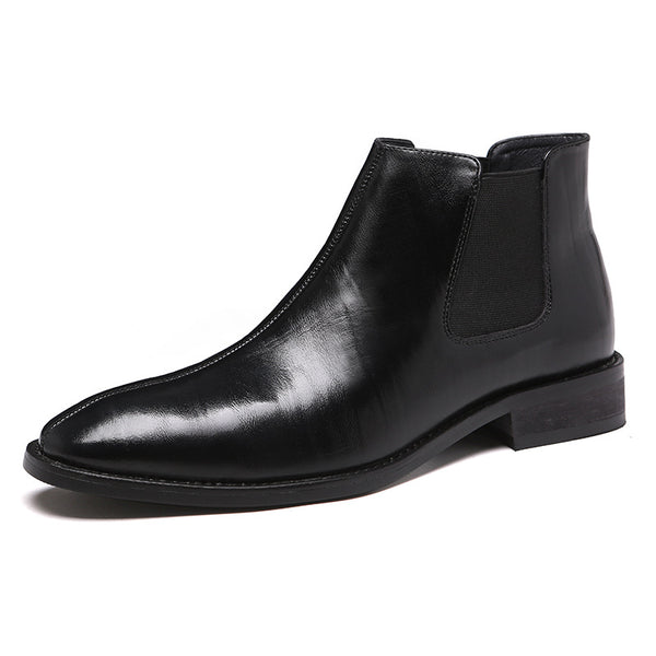 Botas Martin Puntiagudas de Cuero para Hombre - Estilo Británico Premium - Image 8