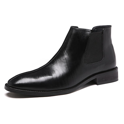 Botas Martin Puntiagudas de Cuero para Hombre - Estilo Británico Premium - Image 8