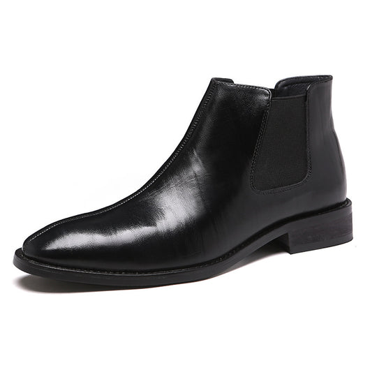 Botas Martin Puntiagudas de Cuero para Hombre - Estilo Británico Premium - Image 8