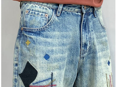 Pantalón Vaquero Personalizado con Bordado de Cinco Puntas - Image 11