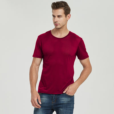 Camiseta de Malla Ice Silk de Manga Corta - Image 5