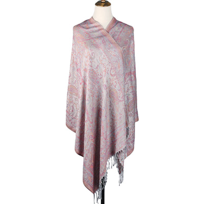 Bufanda Étnica Jacquard con Patrón Anacardo y Borlas - Estilo Europeo y Americano - Image 8