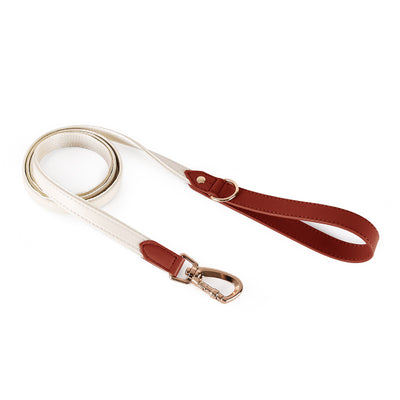 Arnés de Pecho de Cuero con Cuerda Guía para Mascotas - Image 8