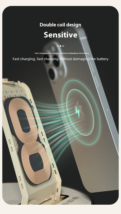Reloj Despertador Inteligente con Altavoz Bluetooth y Auriculares Inalámbricos - Image 15