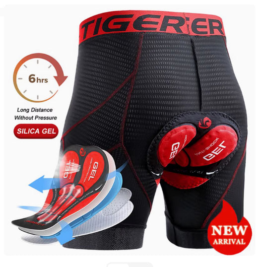 Shorts de Ciclismo para Hombre Negros Transpirables - Image 7