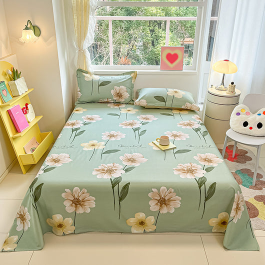 Sábana de Algodón Estampado Floral Ins Style - Image 8