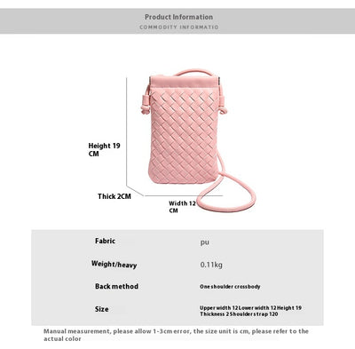 Bolso Bandolera Vintage Tejido para Celular Advanced Sense - Image 16