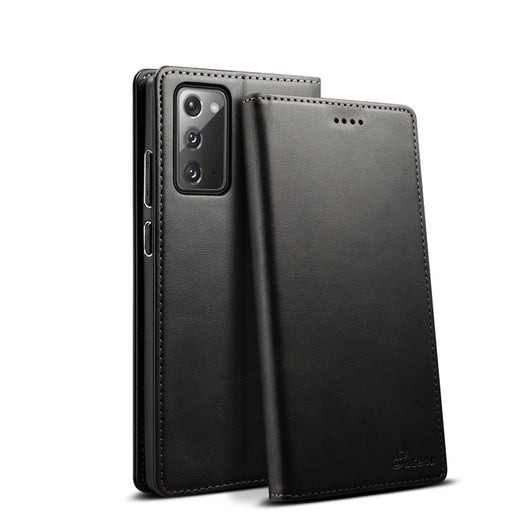 Funda de Cuero para Celular con Soporte Magnético Adhesivo - Image 2