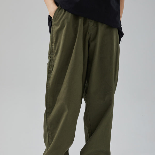 Pantalones Rectos Clásicos para Hombre con Cinturón Integrado
