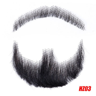 Barba Postiza de Cabello Natural para Cine, Televisión y Maquillaje Profesional - Image 5