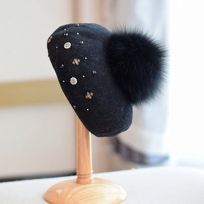Gorro de Lana Retro Clásico para Mujer - Image 9