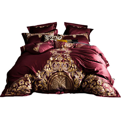 Juego de Cama de 4 Piezas con Bordados Elegantes - Image 8
