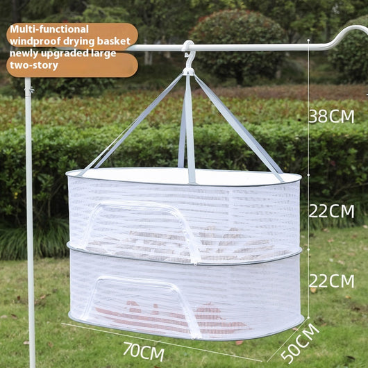 Secador de Malla Colgante Plegable para Balcón - Image 11