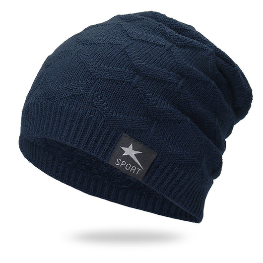 Gorro Tejido Impermeable con Forro de Terciopelo - Color Sólido - Image 5