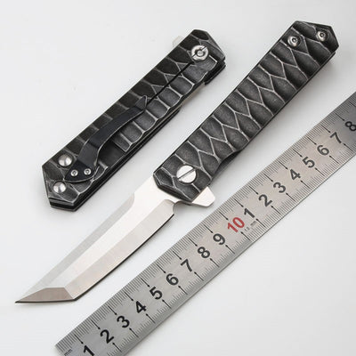 Cuchillo de Supervivencia Plegable de Alta Dureza para Aventuras al Aire Libre - Image 13