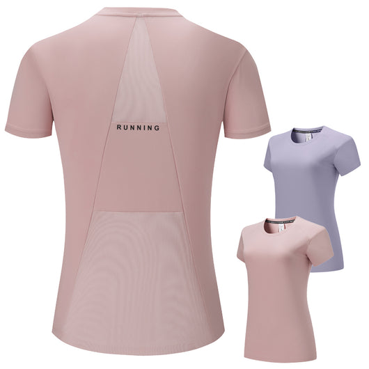 Playera Deportiva Yoga Mujer Manga Corta Verano