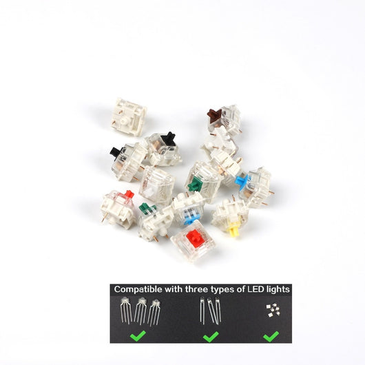 Teclado Mecánico RGB Hot Plug Transparente con Ejes Intercambiables - Image 3