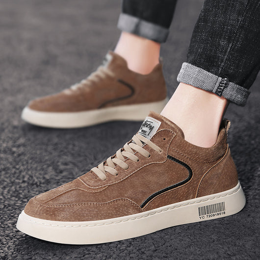 Zapatos Casuales de Cuero para Hombre - Estilo Británico Versátil - Image 8