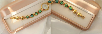 Reloj de Mujer Malachita con Piedra Rugosa - Diseño INS Colorido - Image 11