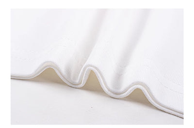 Camiseta Retro Blanca con Estampado para Mujer - Manga Corta Estilo Americano - Image 3