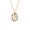 Sterling Plateado Letter Necklace Female Niche Design Sense D
