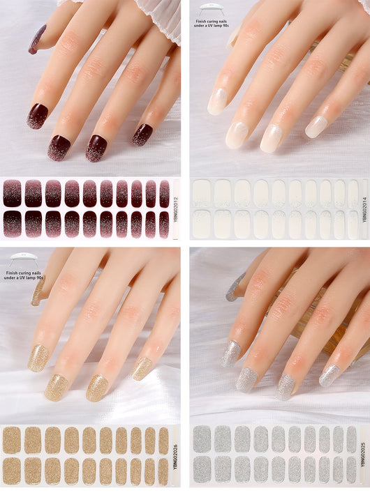 Pegatinas de Uñas Semipermanentes con Lámpara de Calor - Image 102