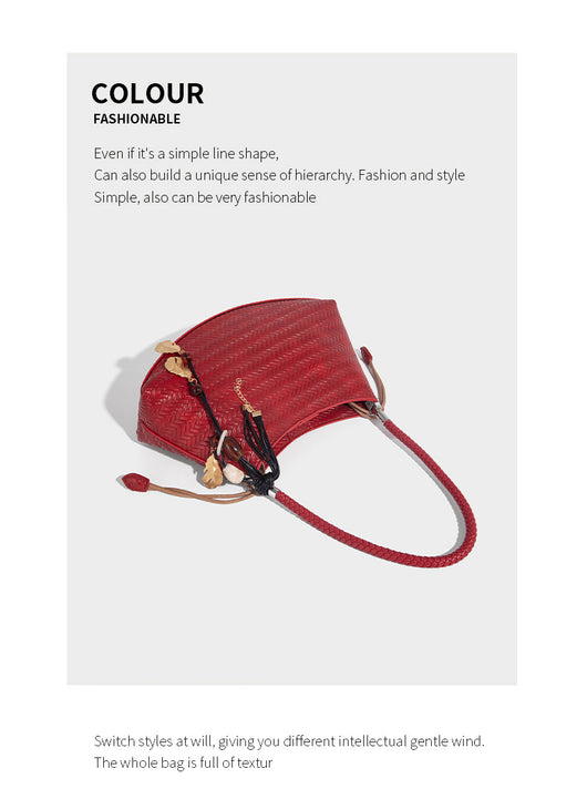 Bolso Tejido Axilar Commuter - Cartera Versátil de Hombro - Image 24