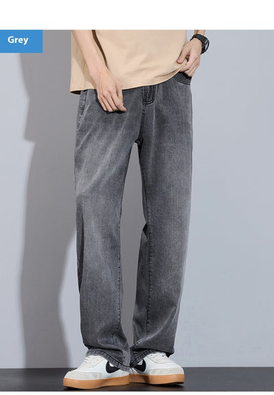 Pantalones Anchos de Seda Helada Casual Transpirables - Image 27