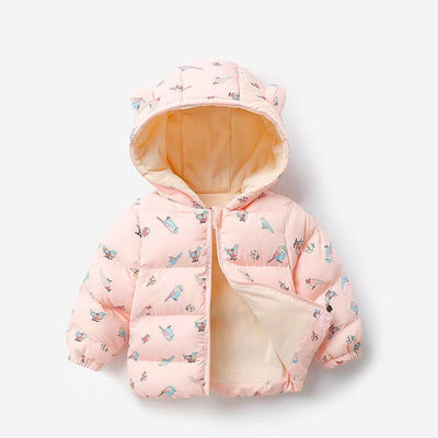 Abrigo Acolchado de Plumón con Forro Polar para Bebés y Niños Pequeños - Image 13