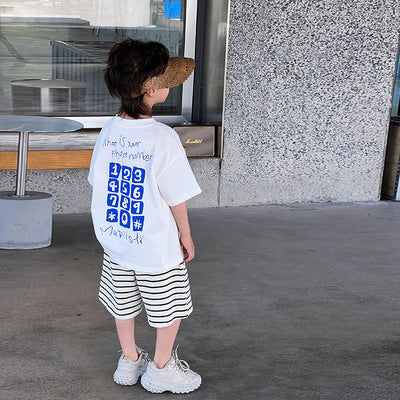 Playera Infantil Back Number Manga Corta