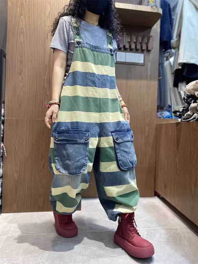 Mono Corto Denim Tallas Grandes con Tirantes e Impresión - Image 22
