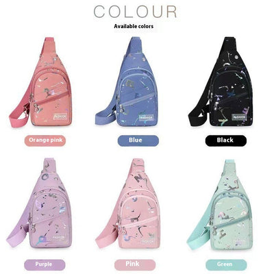 Mochila Bandolera Mujer con Tela Oxford - Bolsa Pecho Cruzada - Image 4
